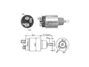 ERA 227072 solenoidinis jungiklis, starteris 
 Elektros įranga -> Starterio sistema -> Solenoidinis jungiklis