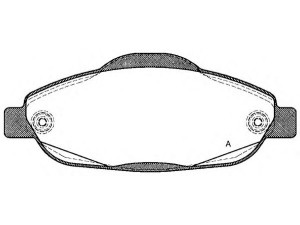 OPEN PARTS BPA1323.00 stabdžių trinkelių rinkinys, diskinis stabdys 
 Techninės priežiūros dalys -> Papildomas remontas
425393, 425426