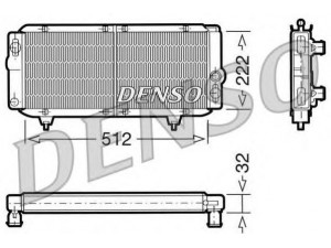 DENSO DRM21001 radiatorius, variklio aušinimas 
 Aušinimo sistema -> Radiatorius/alyvos aušintuvas -> Radiatorius/dalys
7910030405, 91513957, 7910030405