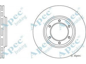 APEC braking DSK742 stabdžių diskas
8941126261, 8941136281, 8941136291