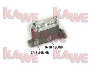 KAWE B2009 pagrindinis cilindras, stabdžiai