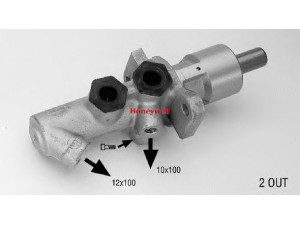 BENDIX 132834B pagrindinis cilindras, stabdžiai 
 Stabdžių sistema -> Pagrindinis stabdžių cilindras
34311161504, 34311161862, 34331160491