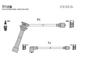 TESLA T735B uždegimo laido komplektas 
 Kibirkšties / kaitinamasis uždegimas -> Uždegimo laidai/jungtys
33705-71C20