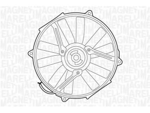 MAGNETI MARELLI 069422232010 ventiliatorius, radiatoriaus 
 Aušinimo sistema -> Oro aušinimas
0015000693, 15000693