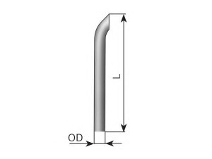 DINEX 91426 išmetimo vamzdis, universalus