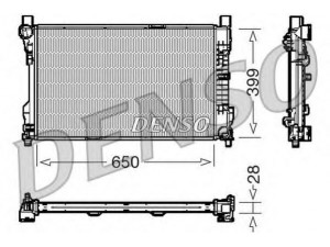 DENSO DRM17080 radiatorius, variklio aušinimas 
 Aušinimo sistema -> Radiatorius/alyvos aušintuvas -> Radiatorius/dalys
2035001103
