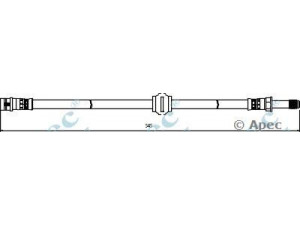 APEC braking HOS4044 stabdžių žarnelė 
 Stabdžių sistema -> Stabdžių žarnelės
6394281235