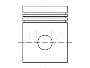 MAHLE ORIGINAL 015 87 02 stūmoklis