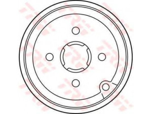 TRW DB4264 stabdžių būgnas 
 Stabdžių sistema -> Būgninis stabdys -> Stabdžių būgnas
26302TA020, 26302TA021