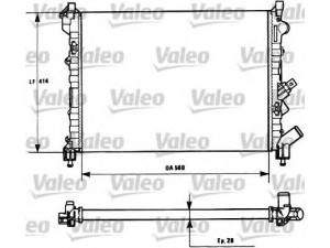 VALEO 731128 radiatorius, variklio aušinimas 
 Aušinimo sistema -> Radiatorius/alyvos aušintuvas -> Radiatorius/dalys
7701038237, 873297D259