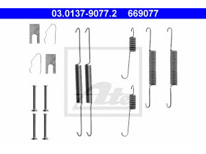 ATE 03.0137-9077.2 priedų komplektas, stabdžių trinkelės 
 Stabdžių sistema -> Būgninis stabdys -> Dalys/priedai