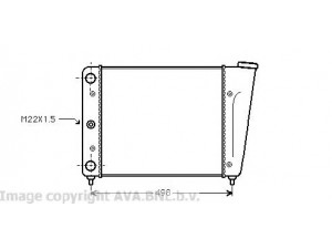 AVA QUALITY COOLING VW2009 radiatorius, variklio aušinimas 
 Aušinimo sistema -> Radiatorius/alyvos aušintuvas -> Radiatorius/dalys
171121253BC, 171121253BL, 171121253JF