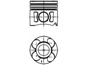 KOLBENSCHMIDT 40659610 stūmoklis 
 Variklis -> Cilindrai/stūmokliai
6 24 063, 93184173