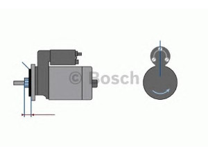 BOSCH 6 004 AA0 021 starteris 
 Elektros įranga -> Starterio sistema -> Starteris