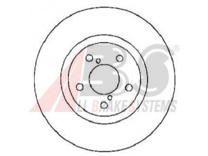 A.B.S. 17955 stabdžių diskas 
 Dviratė transporto priemonės -> Stabdžių sistema -> Stabdžių diskai / priedai
26300-AG000, 26300-AG001