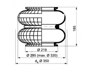 PE Automotive 084.001-10A dėklas, pneumatinė pakaba
4.731.006.000