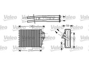 VALEO 812336 šilumokaitis, salono šildymas 
 Šildymas / vėdinimas -> Šilumokaitis
77362540