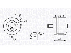 MAGNETI MARELLI 063324264010 kintamosios srovės generatorius 
 Elektros įranga -> Kint. sr. generatorius/dalys -> Kintamosios srovės generatorius
1658023, 5026716, 5026721, 5026728