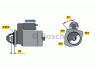 BOSCH 0 001 109 302 starteris 
 Elektros įranga -> Starterio sistema -> Starteris
51779086, 55779086