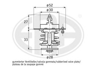 ERA 350268 termostatas, aušinimo skystis
90048-33029