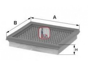 SOFIMA S 9540 A oro filtras 
 Filtrai -> Oro filtras
16546-0U800, 16546-41B00, 16546-AX600