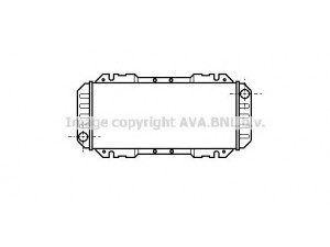 AVA QUALITY COOLING FD2006 radiatorius, variklio aušinimas 
 Aušinimo sistema -> Radiatorius/alyvos aušintuvas -> Radiatorius/dalys
81AB8005VB
