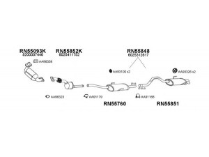 VENEPORTE 550473 išmetimo sistema