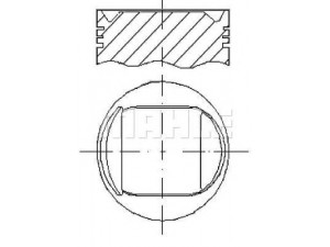 MAHLE ORIGINAL E25140 0.20 stūmoklis