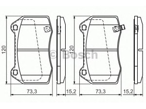 BOSCH 0 986 494 310 stabdžių trinkelių rinkinys, diskinis stabdys 
 Techninės priežiūros dalys -> Papildomas remontas
41060 CD026, 41060 CD028, 41060 CD094