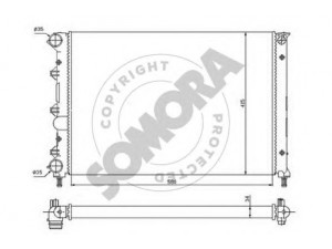 SOMORA 010140 radiatorius, variklio aušinimas 
 Aušinimo sistema -> Radiatorius/alyvos aušintuvas -> Radiatorius/dalys
46743394, 51702463