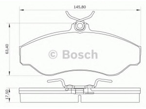 BOSCH 0 986 BB0 041 stabdžių trinkelių rinkinys, diskinis stabdys 
 Techninės priežiūros dalys -> Papildomas remontas
93 236 571