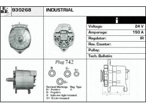 EDR 930268 kintamosios srovės generatorius