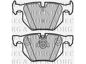 BORG & BECK BBP1937 stabdžių trinkelių rinkinys, diskinis stabdys 
 Techninės priežiūros dalys -> Papildomas remontas
34116767105, 34216769105, 34216775678