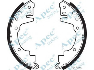 APEC braking SHU438 stabdžių trinkelė 
 Stabdžių sistema -> Būgninis stabdys -> Stabdžių įdėklas/ trinkelė