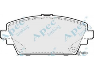 APEC braking PAD1043 stabdžių trinkelių rinkinys, diskinis stabdys 
 Techninės priežiūros dalys -> Papildomas remontas
45022S1AE02, 45022S1AE50, 45022S1AE51