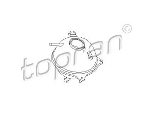 TOPRAN 103 006 išsiplėtimo bakelis, aušinimo skystis 
 Aušinimo sistema -> Radiatorius/alyvos aušintuvas -> Išsiplėtimo bakelis, variklio aušinimo skystis
1H0 121 407A, 357 121 407A, 357 121 407B
