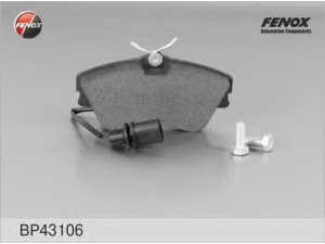 FENOX BP43106 stabdžių trinkelių rinkinys, diskinis stabdys 
 Techninės priežiūros dalys -> Papildomas remontas
7D0 698 151 B, 7D0 698 151 G