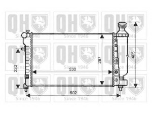 QUINTON HAZELL QER2088 radiatorius, variklio aušinimas 
 Aušinimo sistema -> Radiatorius/alyvos aušintuvas -> Radiatorius/dalys
1330.A8, 1330.A8