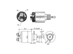 ERA 227827 solenoidinis jungiklis, starteris