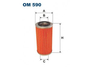 FILTRON OM590 alyvos filtras 
 Techninės priežiūros dalys -> Techninės priežiūros intervalai
D24, D5, D95, 1495705, 5019419