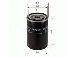 BOSCH 0 986 452 015 alyvos filtras 
 Techninės priežiūros dalys -> Techninės priežiūros intervalai
5007222, 5010965, 25011296, 15400-689-003