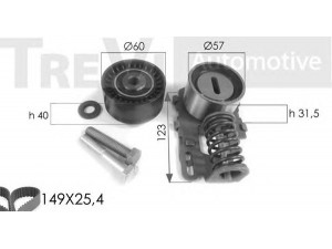 TREVI AUTOMOTIVE KD1022 paskirstymo diržo komplektas 
 Techninės priežiūros dalys -> Papildomas remontas
083111, 083122, 083152, 083153