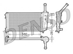 DENSO DRM09106 radiatorius, variklio aušinimas 
 Aušinimo sistema -> Radiatorius/alyvos aušintuvas -> Radiatorius/dalys
51706942