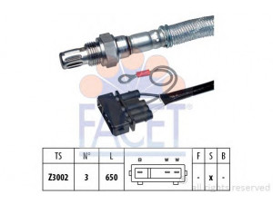 FACET 10.7347 lambda jutiklis 
 Variklis -> Variklio elektra
030 906 265 M, 037 906 265, 037 906 265 B