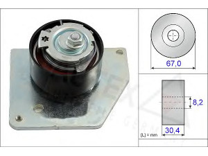 AUTEX 654797 įtempiklio skriemulys, paskirstymo diržas 
 Techninės priežiūros dalys -> Papildomas remontas
82 00 767 775, 82 00 767 775, 82 01 033 287