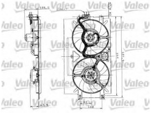 VALEO 698525 elektrovariklis, raditoriaus ventiliatorius 
 Aušinimo sistema -> Radiatoriaus ventiliatorius
6K0121191K, 6K0121191K