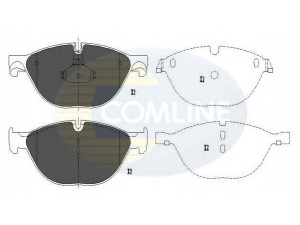 COMLINE CBP06017 stabdžių trinkelių rinkinys, diskinis stabdys 
 Techninės priežiūros dalys -> Papildomas remontas
34 11 6 775 322, 34 11 6 793 021