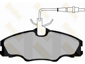 Brake ENGINEERING PA1112 stabdžių trinkelių rinkinys, diskinis stabdys 
 Techninės priežiūros dalys -> Papildomas remontas
425131