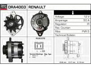 DELCO REMY DRA4003 kintamosios srovės generatorius 
 Elektros įranga -> Kint. sr. generatorius/dalys -> Kintamosios srovės generatorius
542001, 9031130