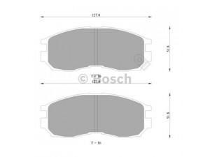 BOSCH 0 986 505 743 stabdžių trinkelių rinkinys, diskinis stabdys 
 Techninės priežiūros dalys -> Papildomas remontas
1V3U3328Z, MN-218M, MR389534, MR389537